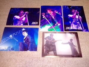 JOKER 1st Live “GAME” 2012 ～ROCK ON ブロマイド　5枚セット　グッズ　生写真　写真　加藤和樹. DARIA, FUYUKI ジョーカー　ライブ