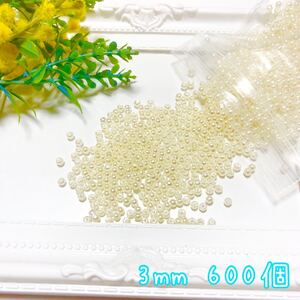 穴ありパール 3mm 600個