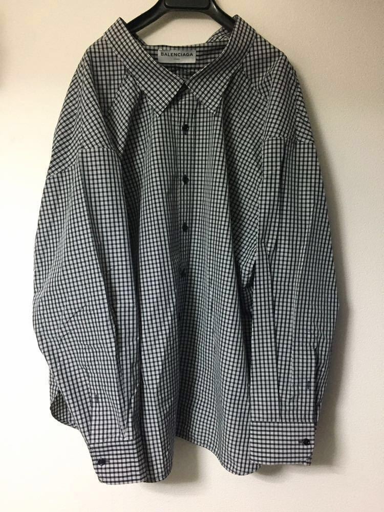 ヤフオク! -balenciaga バレンシアガ オーバーサイズチェックシャツの ヤフオク! -balenciaga バレンシアガ オーバーサイズチェックシャツの