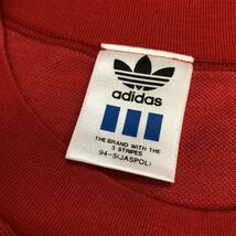 即決★adidas★アディダス★メンズ★半袖Tシャツ★Mサイズ★赤★レッド★丸首★ワンポイント★_画像3