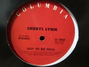 Cheryl Lynn / Got To Be Real