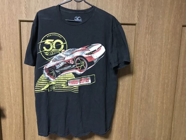 HotWheels ホットウィールズ Tシャツ 黒 50アニバーサリー