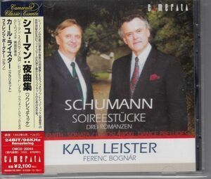 [CD/Camerata]シューマン:夜曲集&3つのロマンス他/K.ライスター(cl)&F.ボーグナー(p) 1992.9