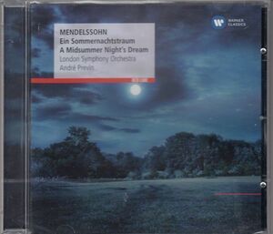 [CD/Warner]メンデルスゾーン:劇音楽「真夏の夜の夢」Op.61/L.ワトソン(s)他&A.プレヴィン&ロンドン交響楽団 1976.12