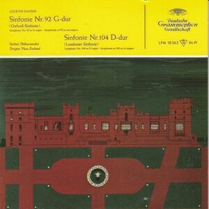 [CD/Dg]ハイドン:交響曲第92&104番/H.ロスバウト&ベルリン・フィルハーモニー管弦楽団 1956-1957