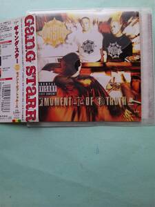 【送料112円】ソCD966 Gang Starr Moment Of Truth 【国内初盤帯付き=発売日 1998/04/08】/ モメント・オブ・トゥルース ソフトケース入