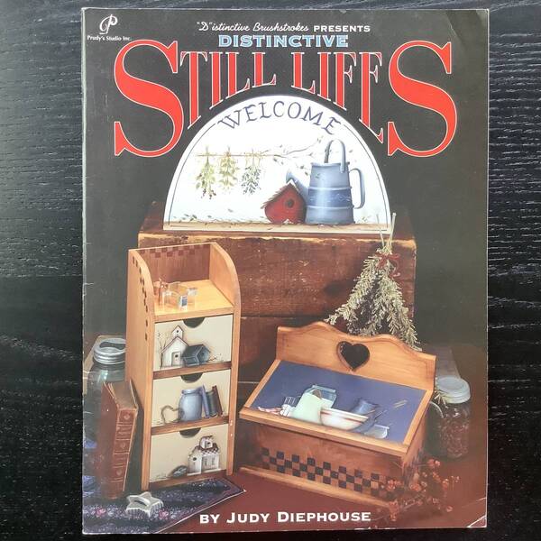 手芸本■ARTBOOK_OUTLET■64-130★送料無料 絶版 TOLE トール デザイン ブック 特徴的な静物画 DISTINCTIVE STILL LIFES Judy Diephouse