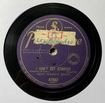 TEDDY WILSON’S SEXTET / I CAN’T GET STARTED /BLUES,TOO (Parlo A7663) SPレコード　78RPM JAZZ 《豪》_画像2