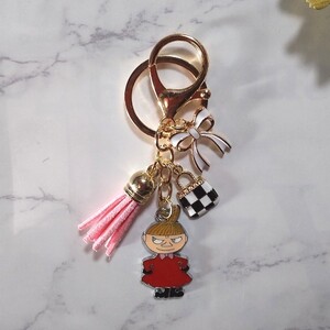 【174】キーホルダーキーリング*ハンドメイドバッグチャーム