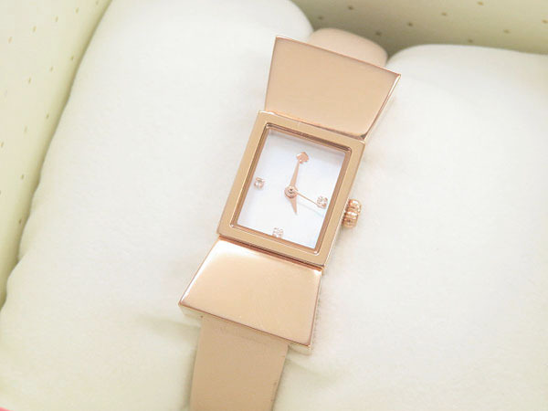 最適な材料 spade☆リボン☆腕時計 kate ケイト・スペード - 腕時計 