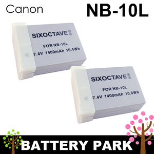 【新品・即決】NB-10L　互換バッテリー2個　Canon　PowerShot SX40 HS PowerShot SX50 HS PowerShot SX60 HS