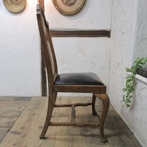 イギリス アンティーク 家具 ダイニングチェア 椅子 イス 木製 オーク 英国 DININGCHAIR 4234ｄ_画像6
