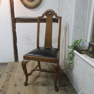 イギリス アンティーク 家具 ダイニングチェア 椅子 イス 木製 オーク 英国 DININGCHAIR 4233ｄ