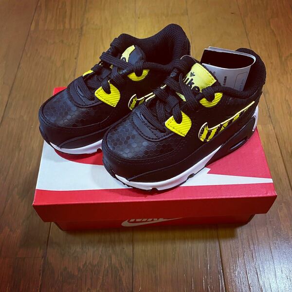 12cm NIKE TD AIR MAX 90 BLACK/YELLOW