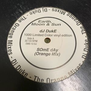 送料込み　12インチ DJ duke some day orange mix