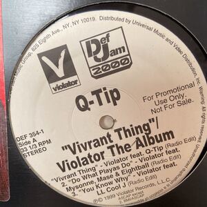 Violator feat.Q-tip,Vivrant Thing　レコード　バイナル　RAP HIPHOP EP 3曲入り　violator the album /