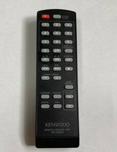 KENWOOD オーディオ用リモコン　RC-F0323 (CD/USBマイクロシステム　M-313用)リモコン　動作品中古現状渡しです。