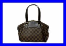 ●本物 極上品 ヴィトン Vuitton ヴェローナPM N41117 ハンドバッグ ワンショルダーバッグ ダミエ柄 Z2674_画像1