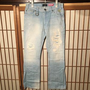  Backbone backbone Easy rider theater8 crash Denim pants size S