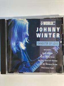 【ブルースロック/ブルース】ジョニー・ウィンター(JOHNNY WINTER)「THE WORLD OF JOHNNY WINTER GANGSTER OF LOVE」レア中古CDUS初盤,BR87