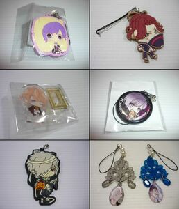 【送料無料】ストラップ 7個セット DIABOLIK LOVERS / まとめ ディアボリックラヴァーズ ラバーストラップ キャラアクリルスタンド