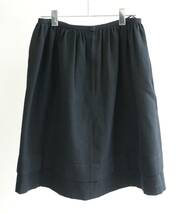 80s90s ビンテージ コム デ ギャルソン ウール スカート 黒 size M_画像2