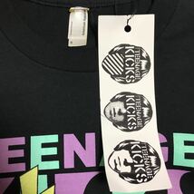 [即決古着]TEENAGE KICKS/PEANUTS(ピーナッツ)パロディTシャツ/バンドT/ブラック/American Apparel製/Sサイズ/未使用/タグ付き_画像4