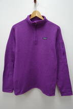 33W パタゴニア patagonia ニット風 ハーフジップフリーストップス【WOMENS L】_画像1