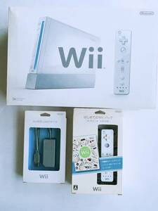 任天堂ニンテンドー　Wii 本体＋Wii専用LANアダプタ＋はじめてのWiiパック