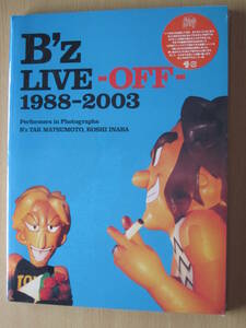 *B'z LIVE -OFF- 1988-2003 15 anniversary photoalbum new goods unopened 