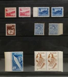琉球郵便 初期普通切手　6種セット（10枚）　未使用！