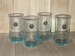 新品　未使用　1970 1980年代 当時物　アデリアグラス　コップ　ADERIA glass vintage 昭和レトロ　古い　昔の　ラスト