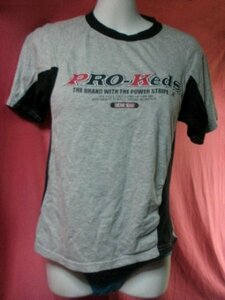 ＵＳＥＤ キッズ PRO-Keds Ｔシャツ サイズ１４０ グレー系