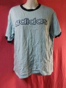 ＵＳＥＤ アディダス Ｔシャツ サイズＭ サックス/紺系