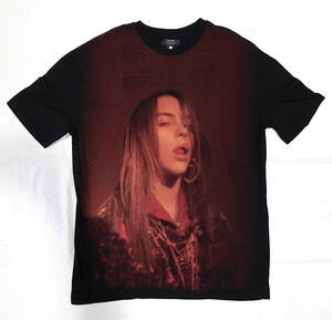 Tシャツ【Billie Eilish】ビリー・アイリッシュ/size:M/ブラック/Bershka