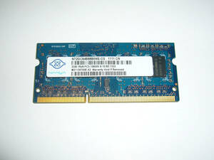 [即決]ノート用メモリ SODIMM PC3-10600 DDR3-1333 2GB (送料込)