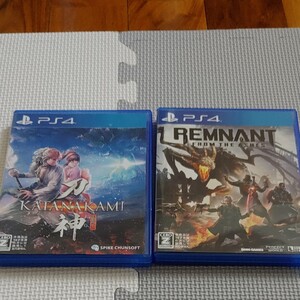 PS4ソフト プレイステーション4二本セット レムナント 侍道外伝