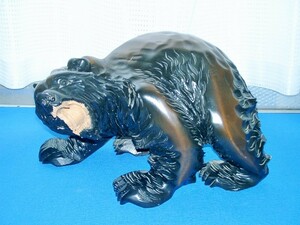 ★全国送料無料（沖縄/離島もOK）　北海道　木彫りの熊の置物