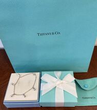 新品 正規品 ティファニー tiffany&co ブレスレット ドロップ シルバー ケース 巾着 紙袋リボン しずく　雫　プレゼント_画像3