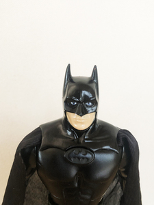 ●ティムバートン版　バットマン　ソフビフィギュア　中古品　マイケル・キートン　当時もの