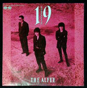 * б/у EP запись *THE ALFEE*ji* Alf .-*19(nineteen)* наружный low * блюз *19*