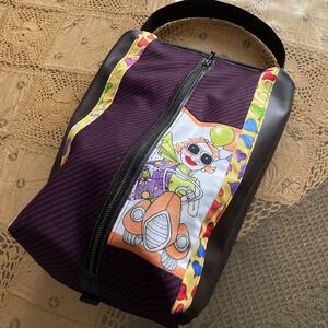【SALE】7 シューズバッグ ロラライハリス ハンドメイド シューズ入れ 靴入れ