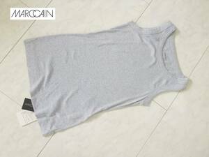 1.3万 新品　MARC CAIN　マークケイン　 ★　グレー　肌触りの良いコットン生地　無地　タンクトップ　Ｓ～Ｍ相当