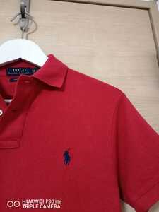  Polo Ralph Lauren рубашка-поло XS красный красный POLOralphlauren custom Fit OSAGARI