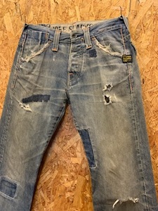 メンズ パンツ G-STAR RAW ジースター ジーンズ デニム インディゴ 加工 小さい サイズ FD100TC/ W29