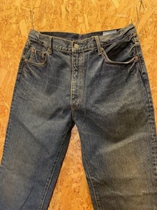  мужской брюки anti label BIG JOHN Big John джинсы Denim индиго большой размер FD106TC/ W38