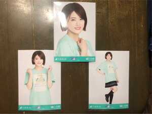 乃木坂46 樋口日奈 真夏の全国ツアー2021Tシャツ大阪ver. 生写真 3種 コンプ