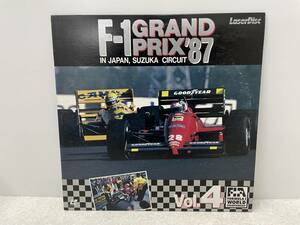 [J-3-4] F-1 GRAND PRIX '87 Vol.4 лазерный диск 