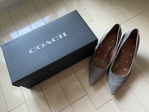 COACH☆コーチ☆グレー☆スェードパンプス☆サイズ5