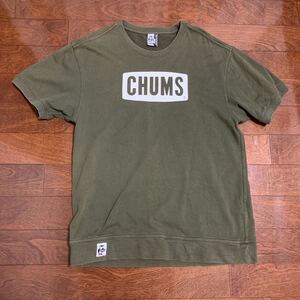 チャムス CHUMS 半袖スウェット ロゴTシャツ